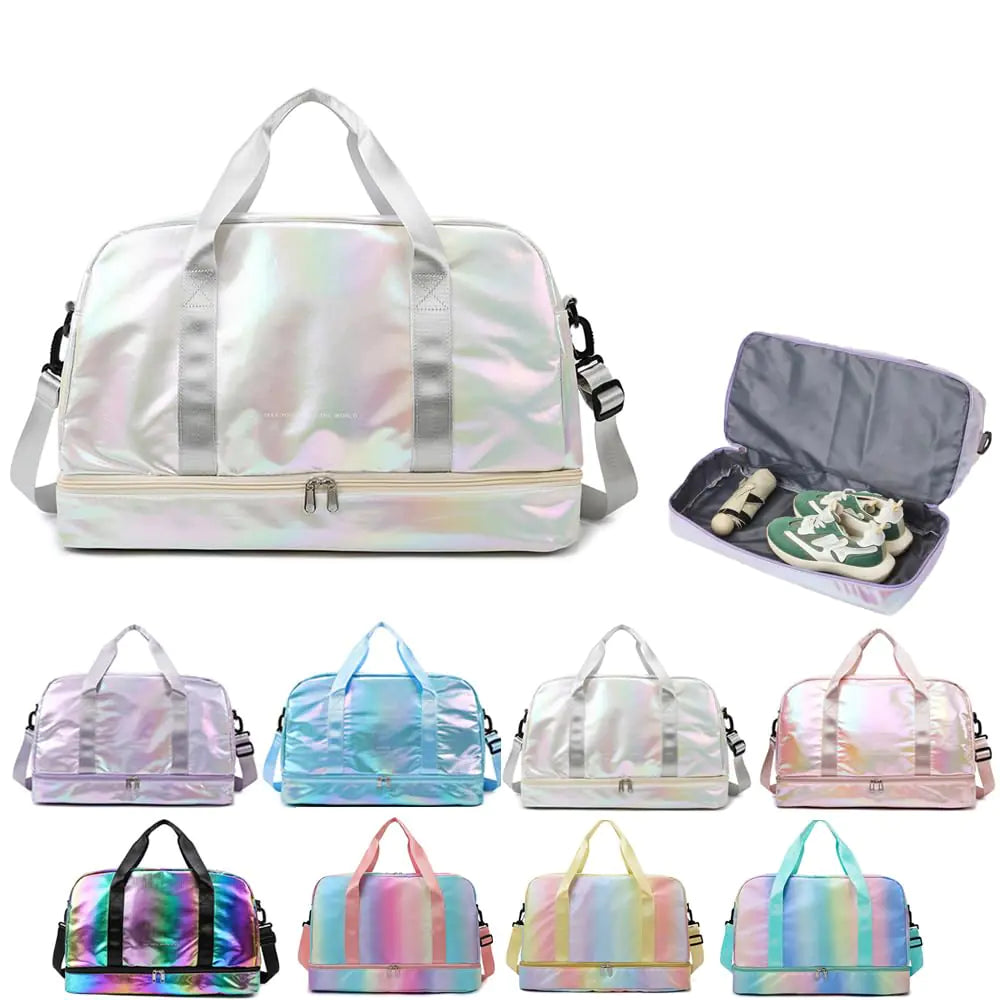 Shiny Fit Bag – Stylish, Waterproof & Shoe-Ready